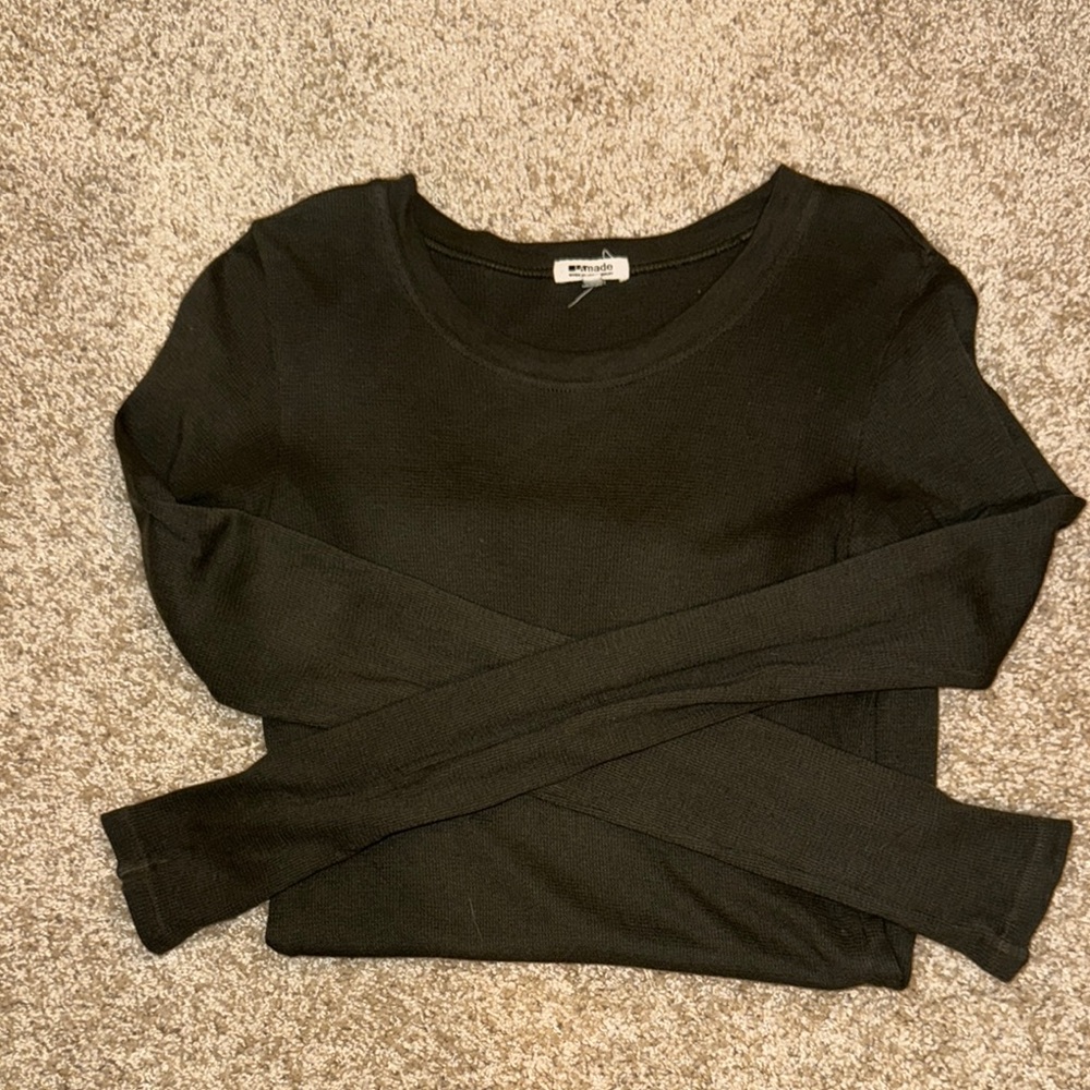 LA Made Green Long Sleeve Tee